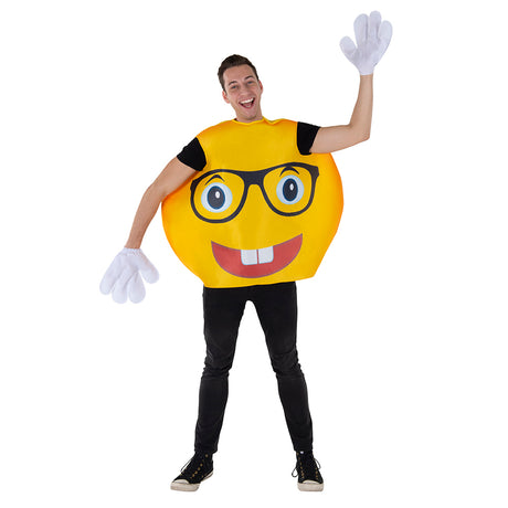 Glasses Smiley Costume - Adults