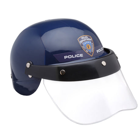 Police Helmet with Transparent Visor