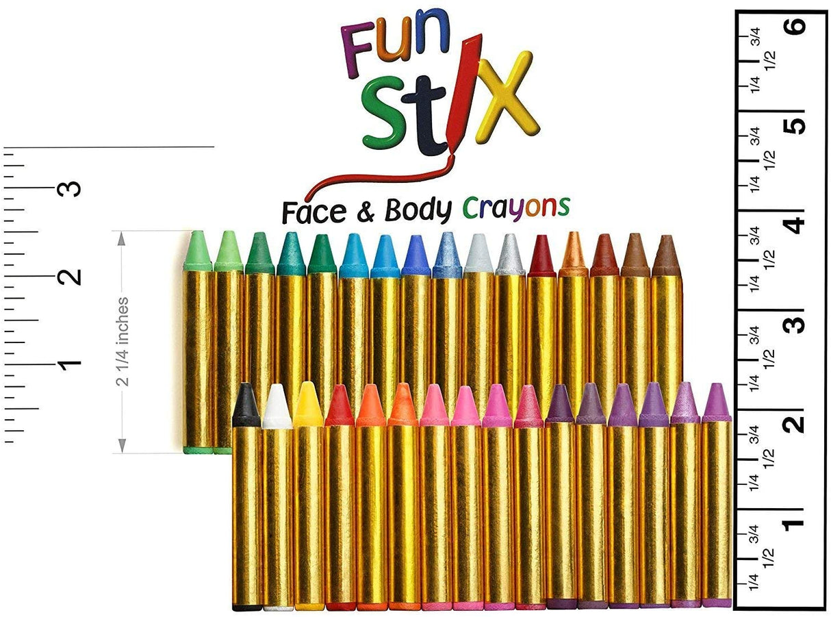 32 Face Paint Crayon Set