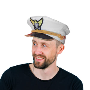 Navy Captain Admiral Hat - Adults